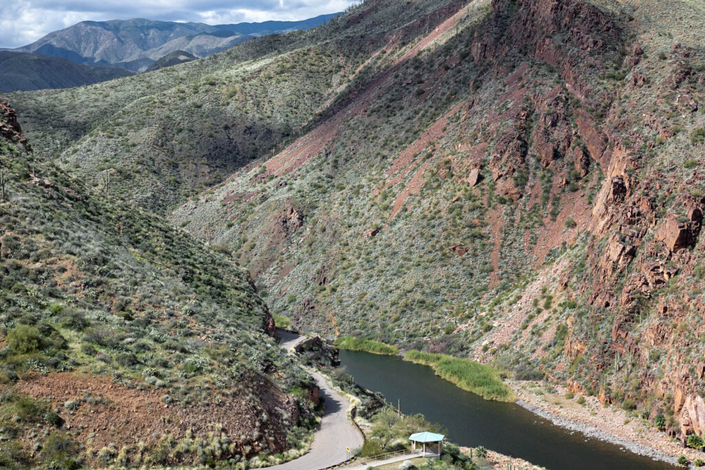 Downstream of the Dam